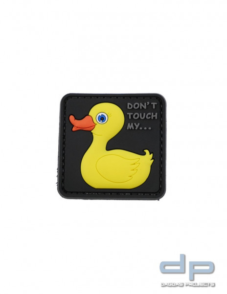 Klettabzeichen Tactical Rubber Duck - gummiert, 50x50 mm