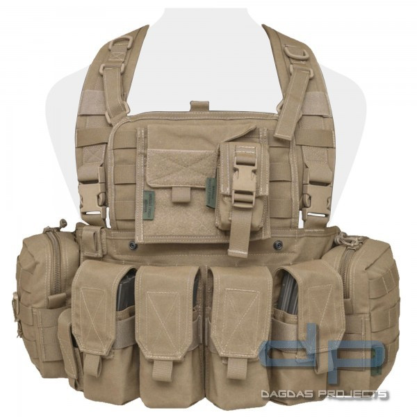 WARRIOR EO 901 CHEST RIG + 5 POUCHES SET IN VERSCHIEDENEN FARBEN