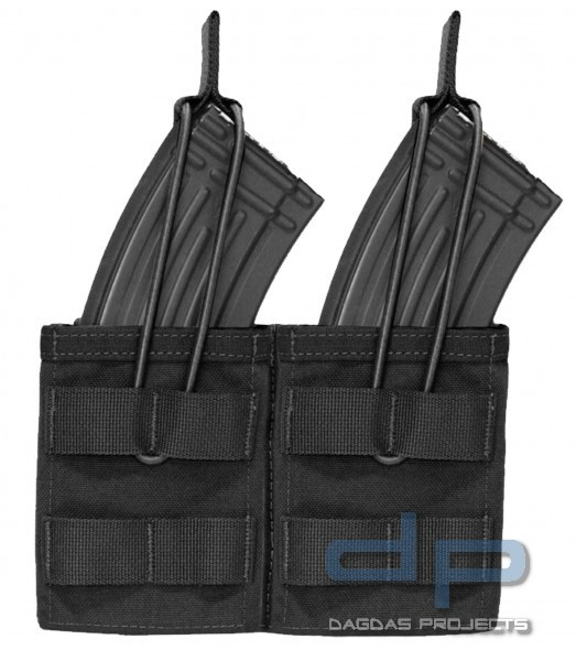 WARRIOR DOUBLE OPEN MAG POUCH AK47/74 IN VERSCHIEDENEN FARBEN