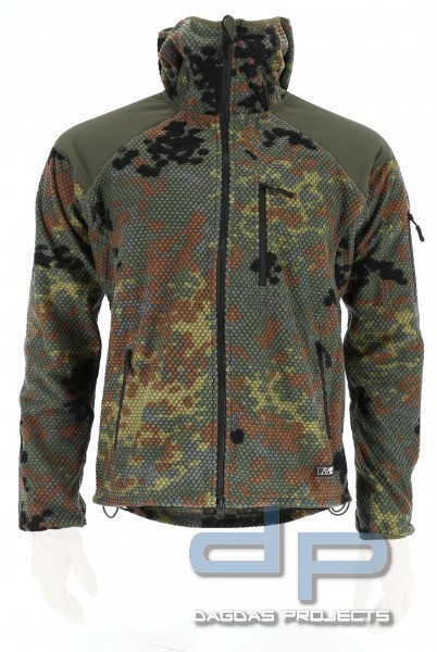 AB &quot;Delta&quot; Hoodie Fleece Jacke Flecktarn