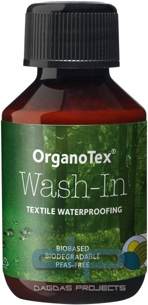 ORGANOTEX WASH-IN TEXTILE WATERPROOFING 100ML (ÖKOLOGISCHES IMPRÄGNIERMITTEL)