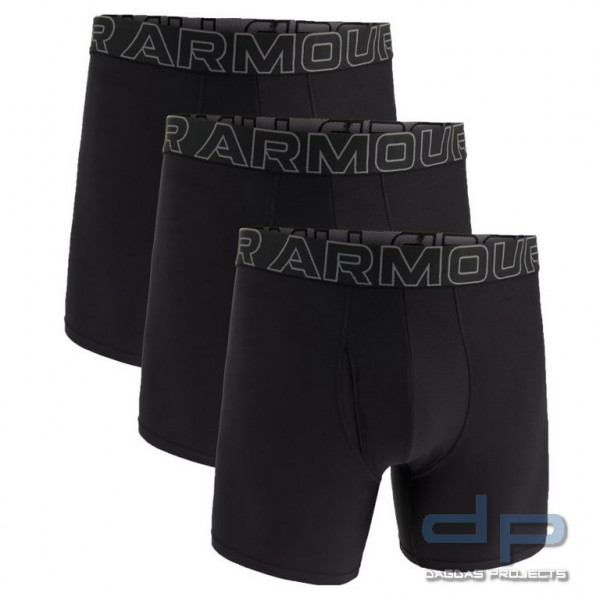 Under Armour® Boxershort Performance Tech, mit Eingriff, 6 Inch, 3er Pack