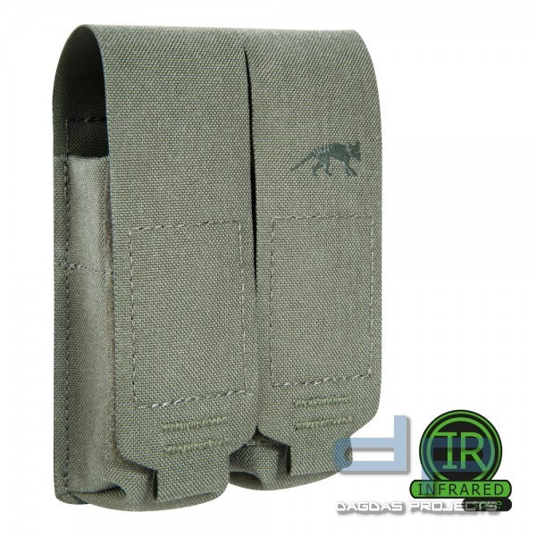 TASMANIAN TIGER DBL PISTOL MAG POUCH MK3 IRR, FARBE: STEINGRAUOLIV