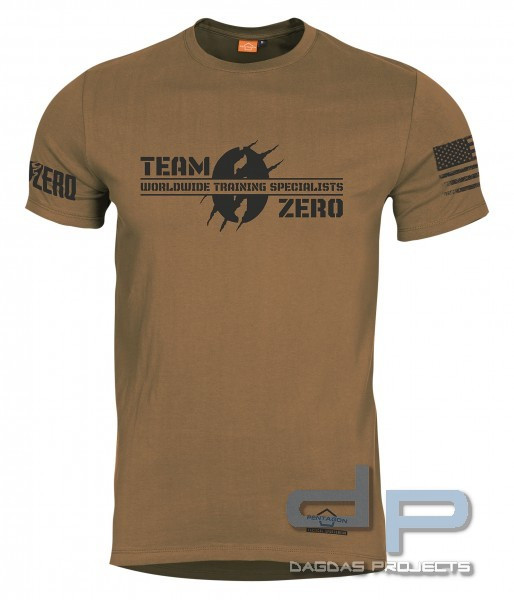 PENTAGON T-SHIRT AGERON ZERO EDITION IN COYOTE, GRÖßE: S