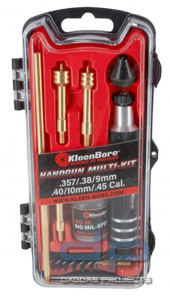 KleenBore Multi-Kit Handfeuerwaffen (.38; .357; 9mm; .40/10mm; .45 Cal.)