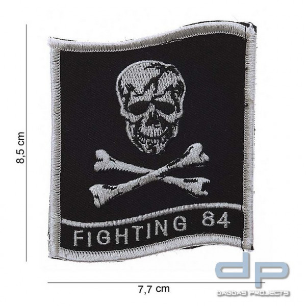 Emblem Stoff Fighting 84 (Totenkopf)