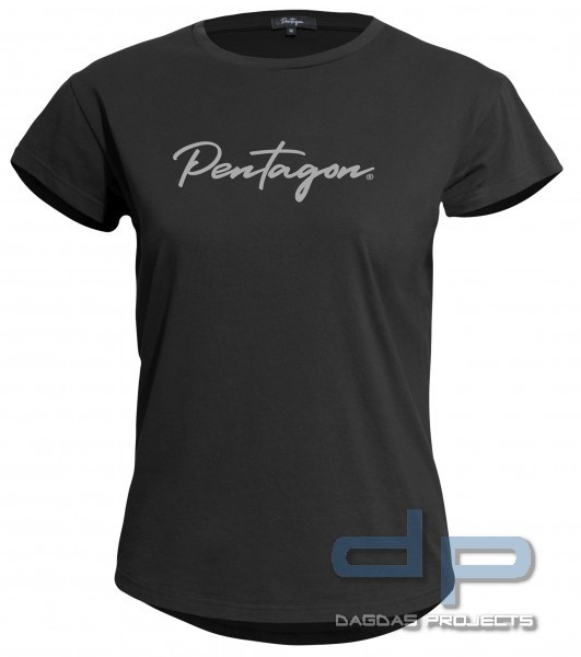 Pentagon Whisper Calligraphie (T-Shirt Frauen) in verschiedenen Farben