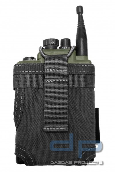 WARRIOR PERSONAL ROLE RADIO POUCH, FARBE: SCHWARZ