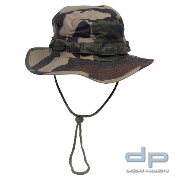 US GI Buschhut, mit Kinnband, GI Boonie, Rip Stop, CCE-camo